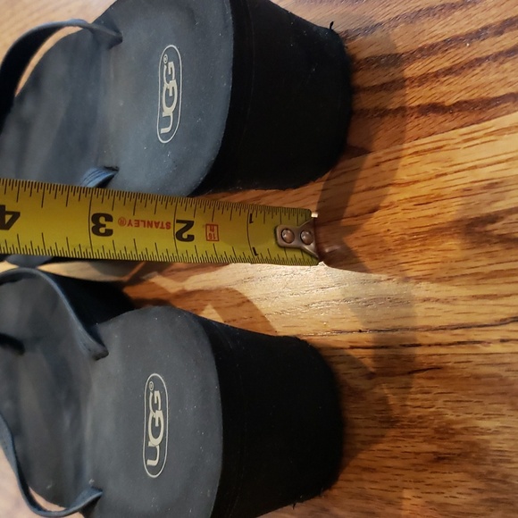 UGG Flip Flop Sandals - Black- size: 7 - Picture 9 of 10